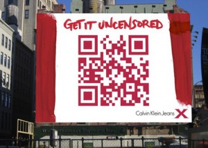 Calvin Klein QR Ad